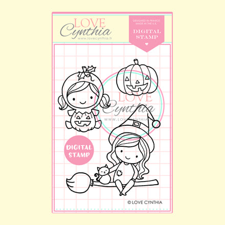 HALLOWEEN DIGITAL STAMP SET 1