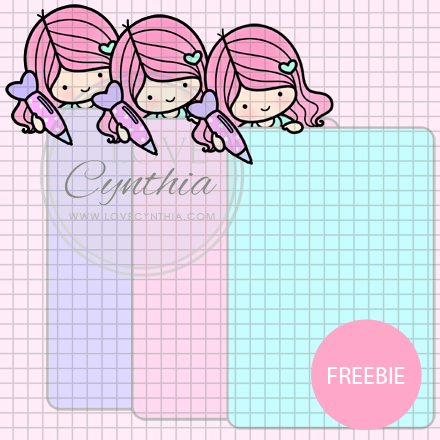 HAPPYGIRL WITH PEN ** FREEBIE