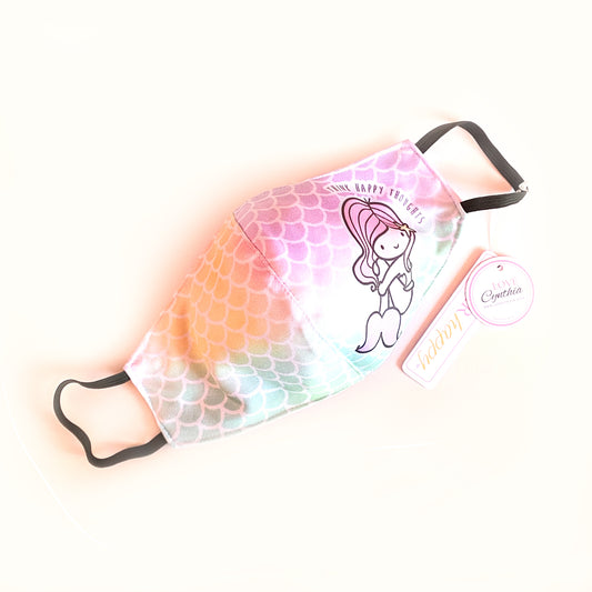 THINK HAPPY THOUGHTS - FACE MASK