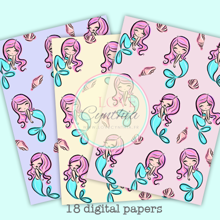 MERMAID DIGITAL SET