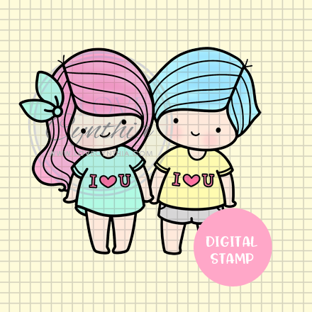 I LOVE U - Couple Shirt