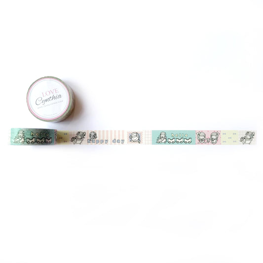 Hello Happy Days - Happy Girls Washi Tape