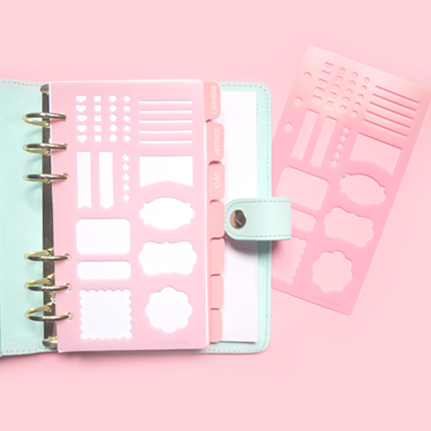 Personal Size Planner Stencils - CheckList