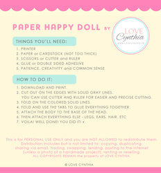 PLANNER GIRL - Paper Happy Doll