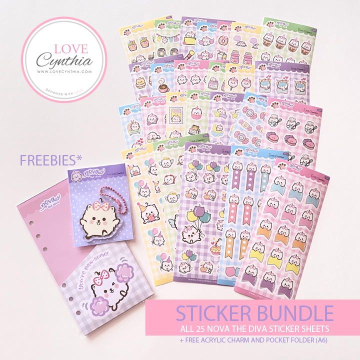 NOVA THE DIVA STICKER BUNDLE