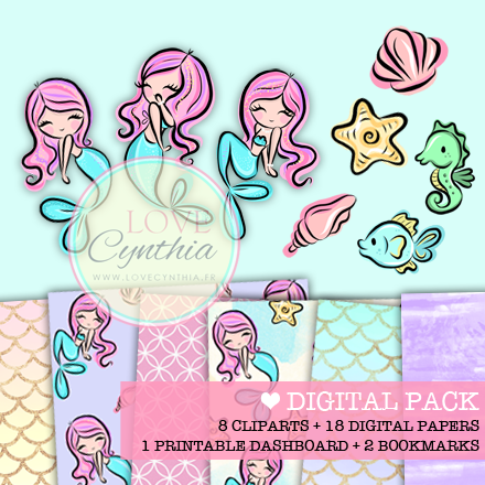 MERMAID DIGITAL SET