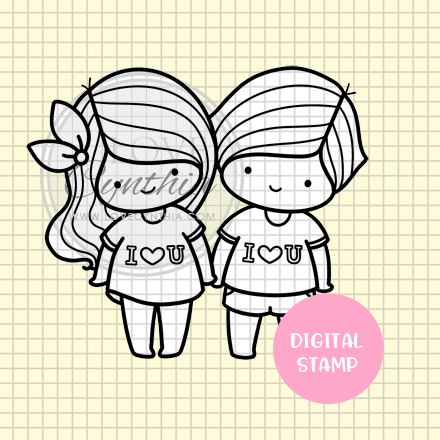 I LOVE U - Couple Shirt