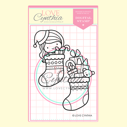 CHRISTMAS DIGITAL STAMP SET 2 - Christmas Stockings